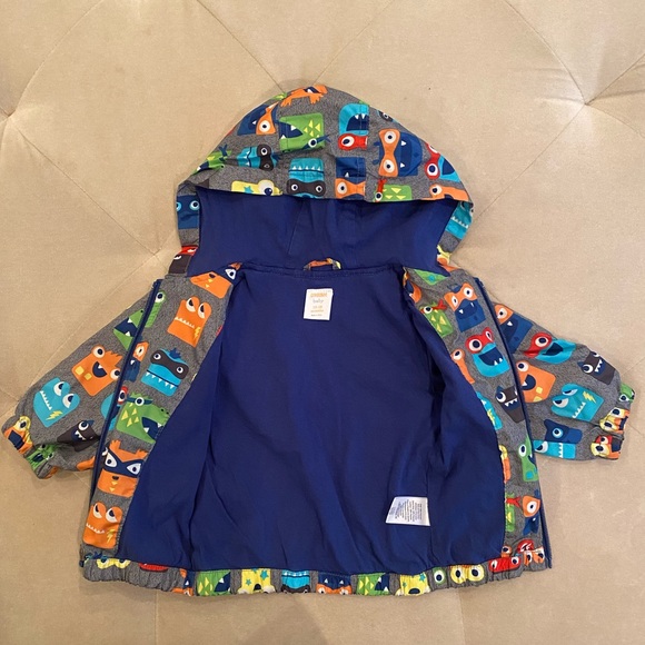 Gymboree Baby | Monster Windbreaker Jacket, EUC, 12-18 months - Picture 3 of 8